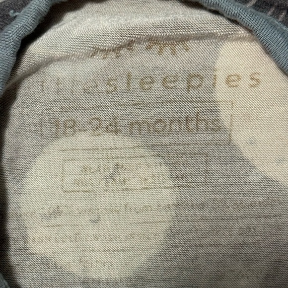 Little Sleepies Moon and Back Zippie - Picture 2 of 2